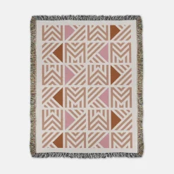 West Elm Karbon Market Cotton Signet Throw