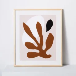 West Elm Kate Arends Framed Print - Leaf