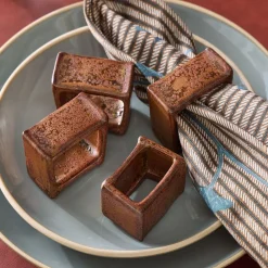 West Elm Kei Glazed Ceramic Napkin Ring Sets