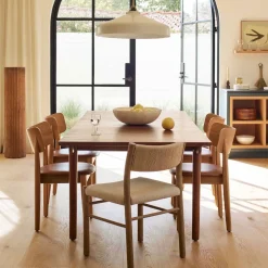 West Elm Keira Solid Wood Extendable Dining Table (60"–94")