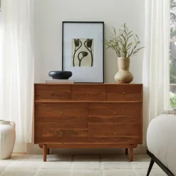 West Elm Keira Solid Wood Narrow 7-Drawer Dresser (48")