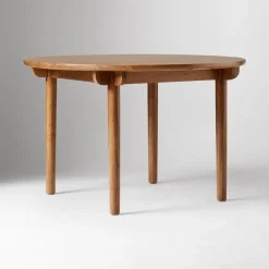 West Elm Keira Solid Wood Round Dining Table & Chairs Set