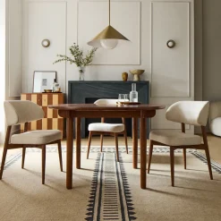 West Elm Keira Solid Wood Round Dining Table (48")