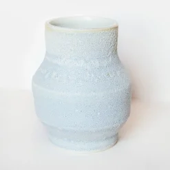 West Elm Keraclay Crater Vase