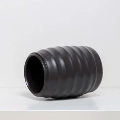 West Elm Keraclay Ribbed Vase