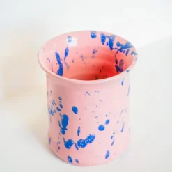 West Elm Keraclay Speckled Vase