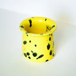 West Elm Keraclay Toothbrush Holder - Yellow