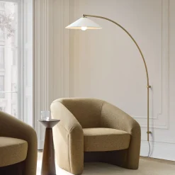 West Elm Kern Metal Overarching Plug-In Sconce (59")