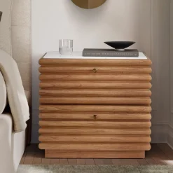 West Elm Khai Marble Nightstand (24")