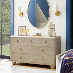 Kids West Elm Kids Joseph Altuzarra Sphere Foot 7-Drawer Dresser (56")