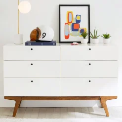 Kids West Elm Kids Modern 6-Drawer Dresser (54")