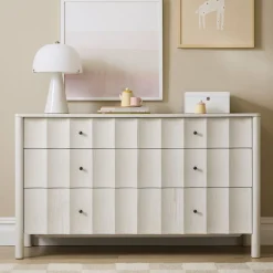 Kids West Elm Kids Scalloped 6-Drawer Dresser (56")