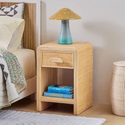 Kids West Elm Kids Willow Rattan Nightstand (16")