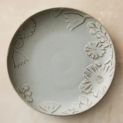 West Elm Kiku Stoneware Low Bowl