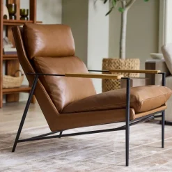 West Elm Kinsley Leather Chair