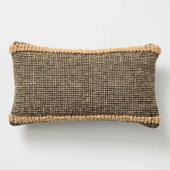 West Elm Knotted Border Indoor/Outdoor Pillow