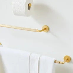 West Elm Knurled Bath Hardware