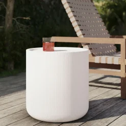 West Elm Kos Indoor/Outdoor Concrete Side Table (18")