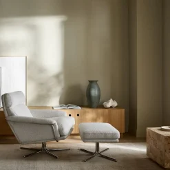 West Elm Kristoff Swivel Ottoman