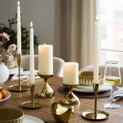 West Elm Kuba Metal Candleholders