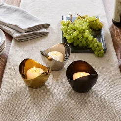 West Elm Kuba Metal Votives