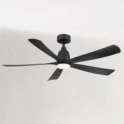 West Elm Kute5 Ceiling Fan with Light Kit 52"