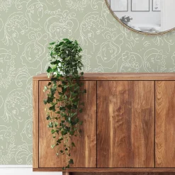 West Elm Ladies Who Lunch Wallpaper