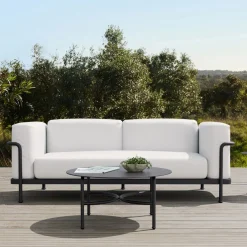West Elm Lagos Aluminum Outdoor Sofa (82")