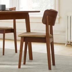 West Elm Lalia Leather Dining Chair