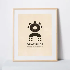 West Elm Élan Byrd Framed Print - Virtues of the Soul