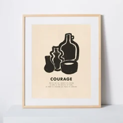 West Elm Élan Byrd Virtues of the Soul Framed Print - Courage