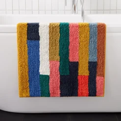West Elm Landscape Stripes Bath Mat