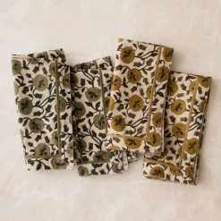 West Elm Laney Floral Napkin Sets