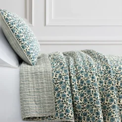West Elm Laney Floral Quilt & Shams