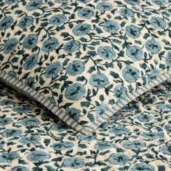 West Elm Laney Floral Quilt & Shams
