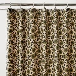 West Elm Laney Floral Shower Curtain