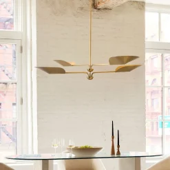 West Elm Laughton 4-Light Chandelier (48")
