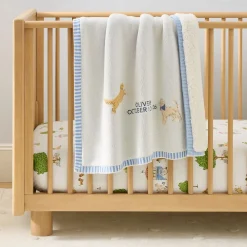 Kids West Elm Lawn Pawty Baby Blanket