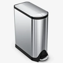 West Elm 40L Butterfly Dual Compartment Step Trash Can