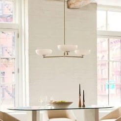 West Elm Lea 3-Light Chandelier (36")