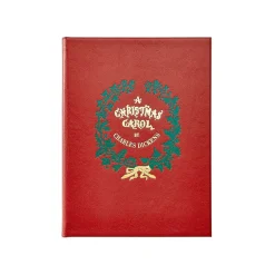 West Elm Leather-Bound A Christmas Carol