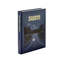 West Elm Leather-Bound Roaming America Book