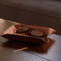 West Elm Leather Catchall Tray