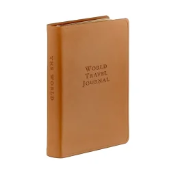 West Elm Leather Travel Journal