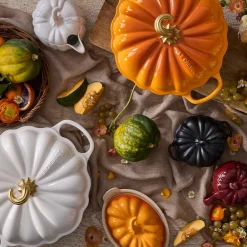 West Elm Le Creuset Enameled Cast Iron Signature Pumpkin Braiser