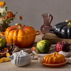 West Elm Le Creuset Enameled Cast Iron Signature Pumpkin Cocotte