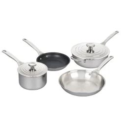 West Elm Le Creuset Stainless Steel Set