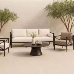 West Elm Lenz Outdoor Coffee Table (40")