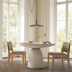 West Elm Leona Round Dining Table & Chairs Set