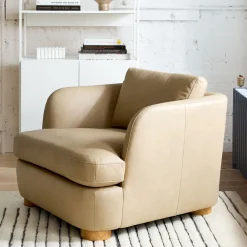 West Elm Leroy Leather Chair
